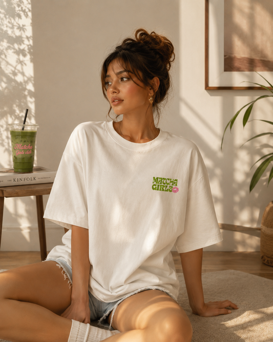 Oversoul Matcha Muse Oversized Tee 🍵✨