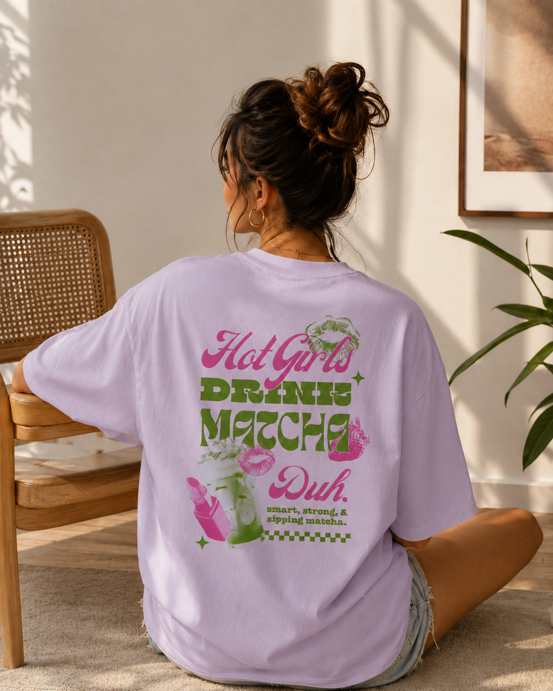 Oversoul Matcha Muse Oversized Tee 🍵✨