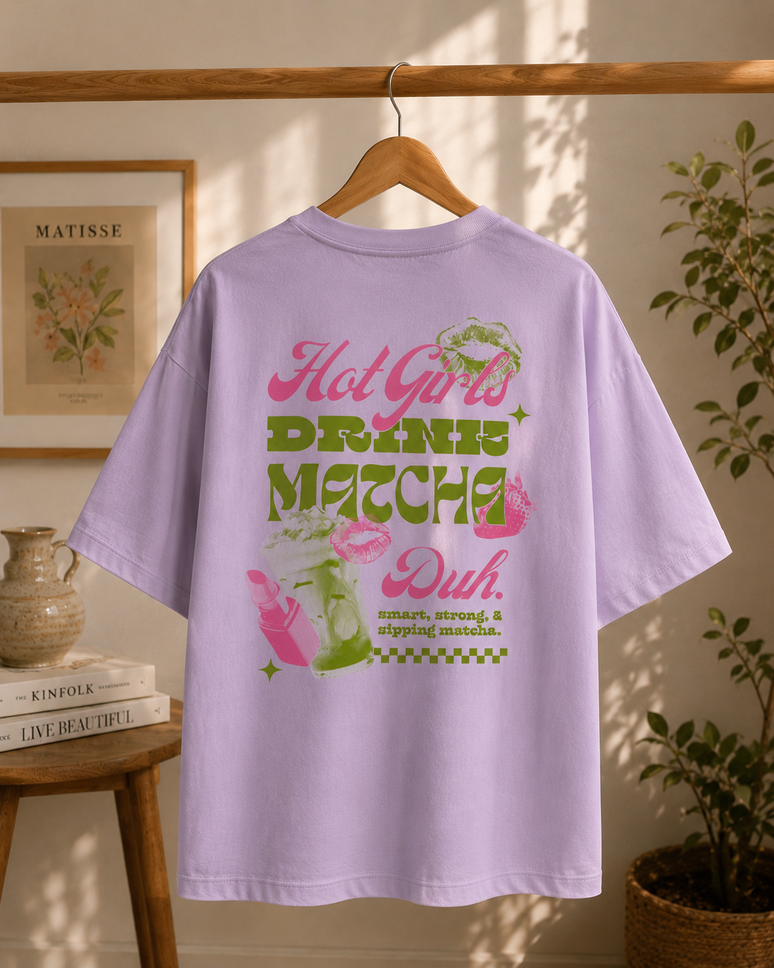 Oversoul Matcha Muse Oversized Tee 🍵✨