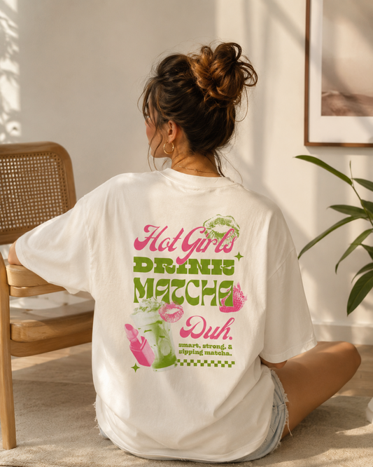 Oversoul Matcha Muse Oversized Tee